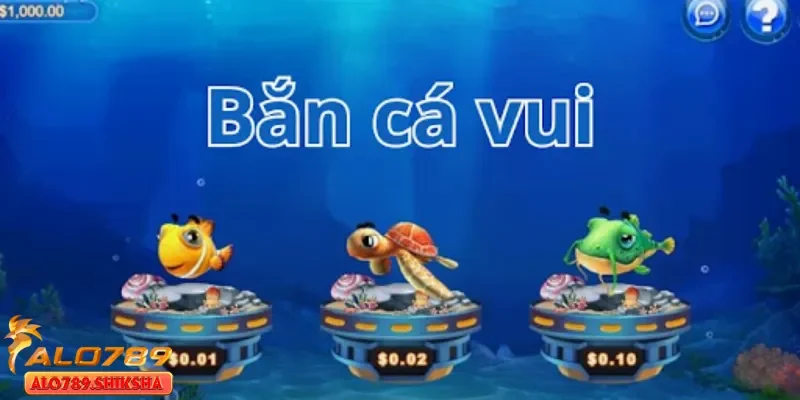 Các loại cá và vũ khí trong bắn cá vui