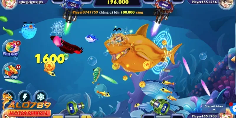Điểm thu hút trong tựa game chơi vua bắn cá 3d